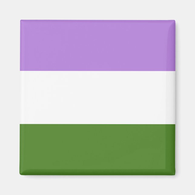 Íman Genderqueer Pride Flag  (Frente)
