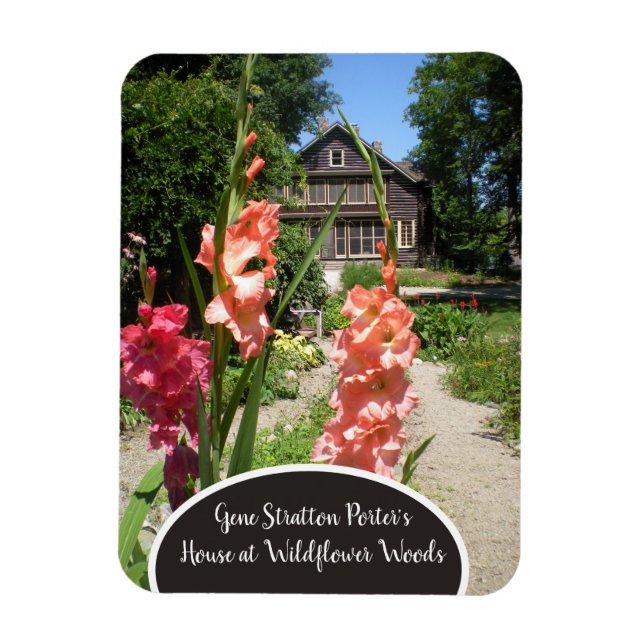 Íman Gene Stratton Porter House em Wildflower Woods (Vertical)