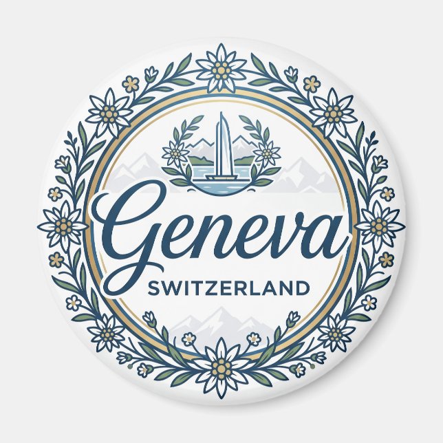 Íman Genebra Suíça (Frente)