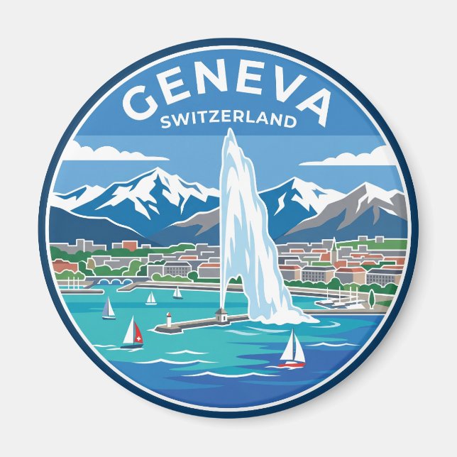 Íman Genebra Suíça (Frente)