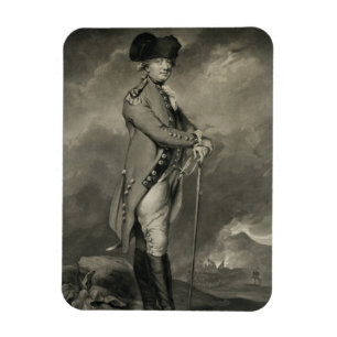 Íman General Cornwallis (1738-1805) gravado por John Jo