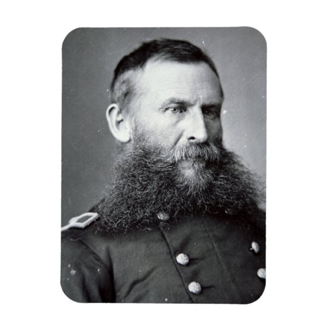 Íman General George Crook (foto b/w) (Vertical)