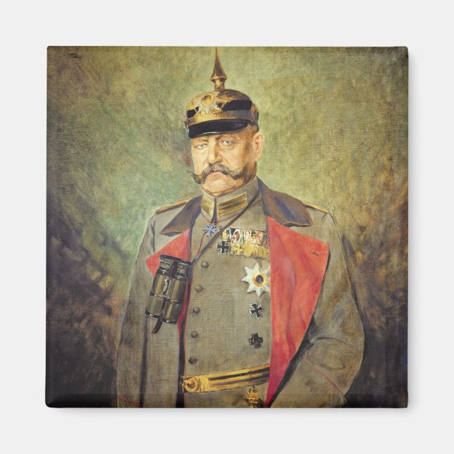 Íman General Paul von Hindenburg, c.1916 (Frente)