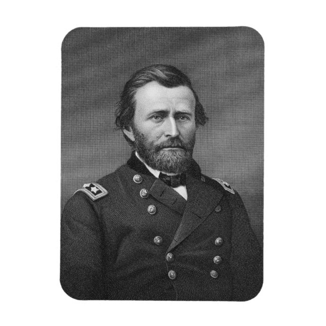 Íman General Ulysses Simpson Grant, gravado após um da (Vertical)