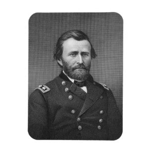 Íman General Ulysses Simpson Grant, gravado após uma