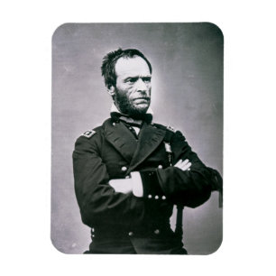 Íman General William T. Sherman (1820-91) (foto de b/w)
