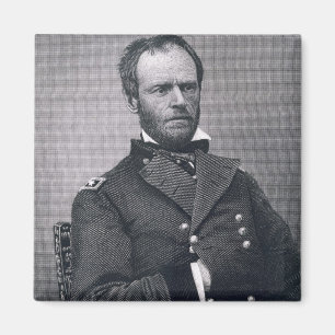 Íman General William Tecumseh Sherman, gravado após a