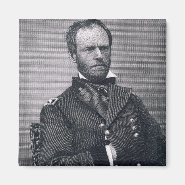 Íman General William Tecumseh Sherman, gravado após um (Frente)