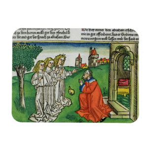 Íman Génese 18 2 Abraham e os três anjos, do th