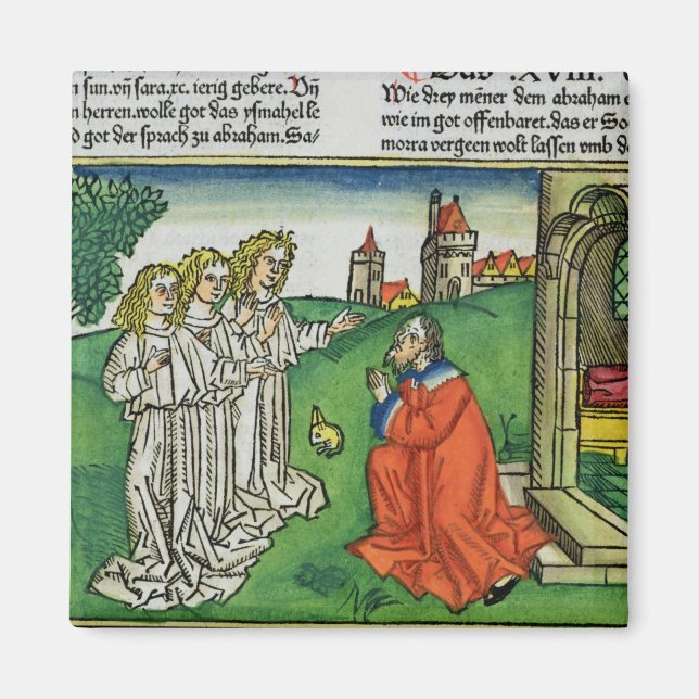 Íman Gênesis 18 2 Abraão e os Três Ângulos, de (Frente)