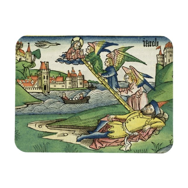Íman Gênesis 28 10 Escada de Jacob, de Nuremberg (Horizontal)