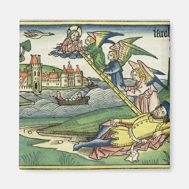 Íman Gênesis 28 10 Escada de Jacob, de Nuremberg (Frente)