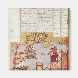 Íman Genghis Khan que endereça uma assembleia