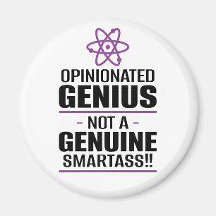 Íman "Gênio Parecido... Não Um Smartass Genuíno"