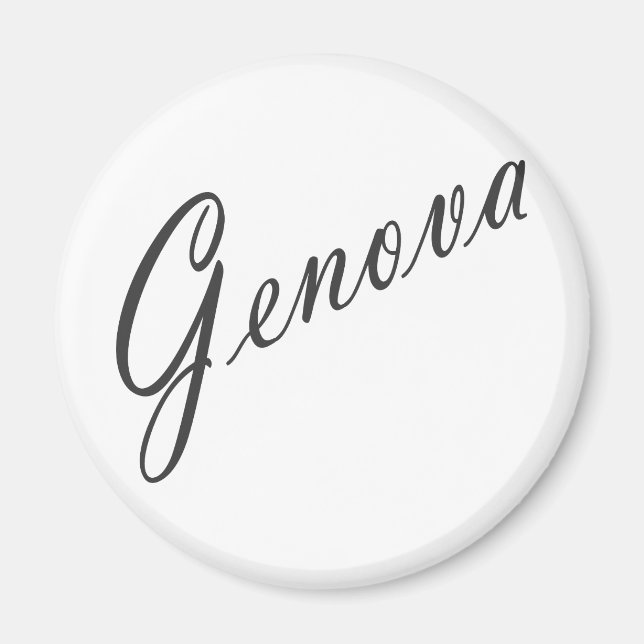 Íman Genova Products! (Frente)