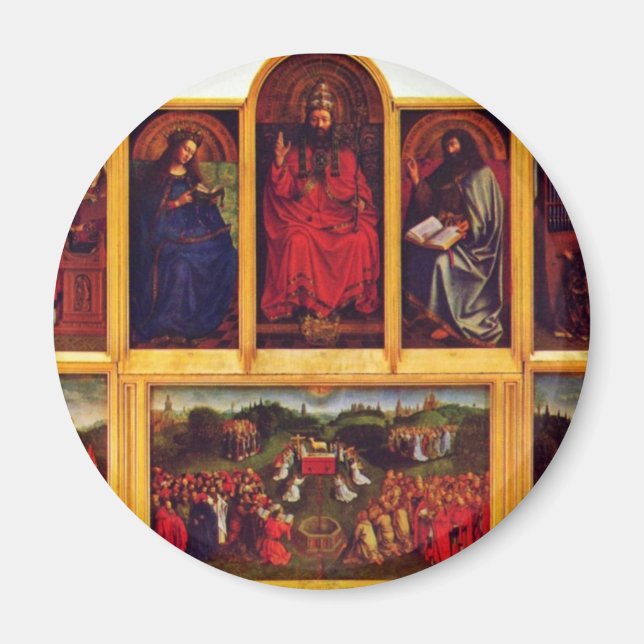 Íman Gent Altar Altar Da Cena Mística De Lâmpadas (Frente)