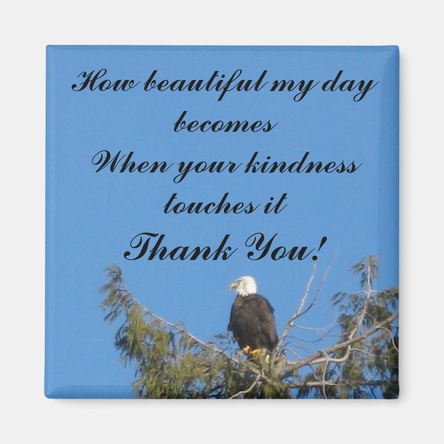 Íman gentileza, obrigado Magnet (Frente)