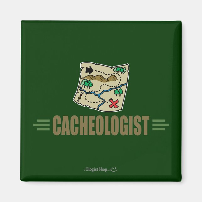 Íman Geocaching Humorístico (Frente)