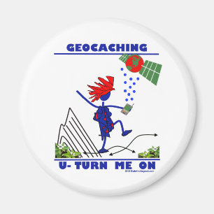 Íman Geocaching U gira-me sobre