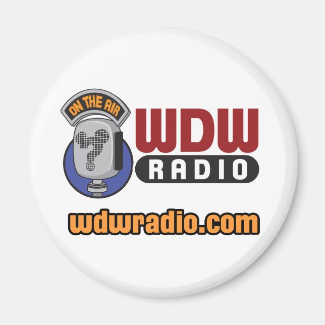 Íman Geograma do rádio WDW (Frente)