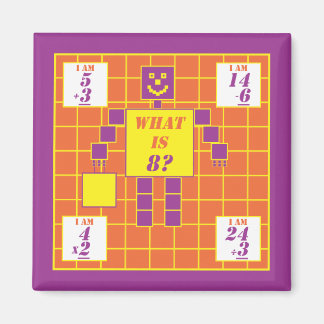 Íman Geometria — Magnet-Square-Age 8