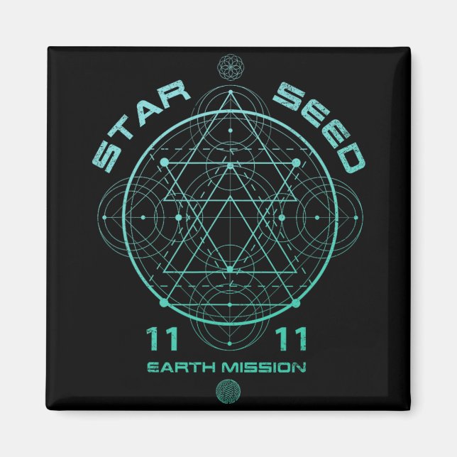 Íman Geometria Sagrada Starseed (Frente)