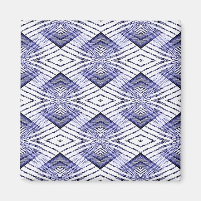 Íman Geometricamente Azul....... (Frente)