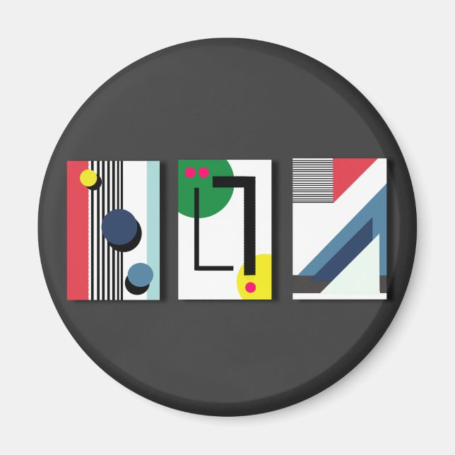 Íman Geometryabstrakt (Frente)