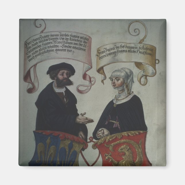 Íman Georg Fugger sua esposa Regina Imhoff, 'Geheim (Frente)