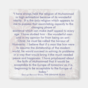 Íman George Bernard Shaw cita Imã de geladeira