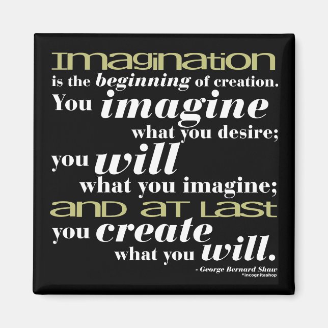 Íman George Bernard Shaw Cote (Frente)