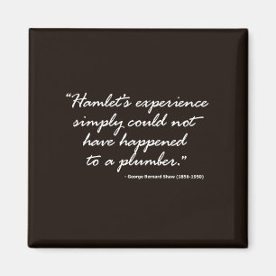 Íman George Bernard Shaw sobre Hamlet