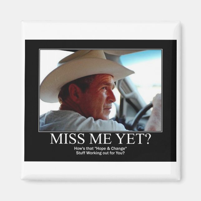 Íman George Bush (Frente)