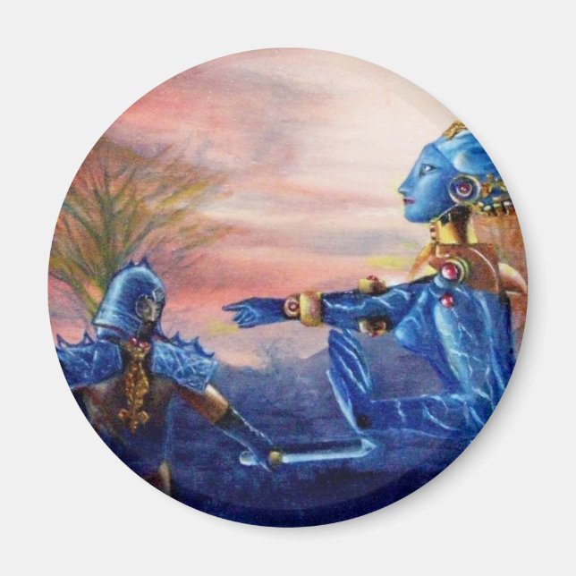 Íman GEORGE DE santos E DRAGÃO DE ALIENÍGENA (Frente)