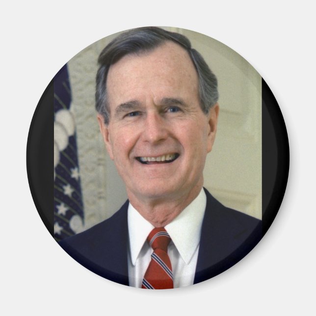 Íman George H. W. Bush 41 (Frente)