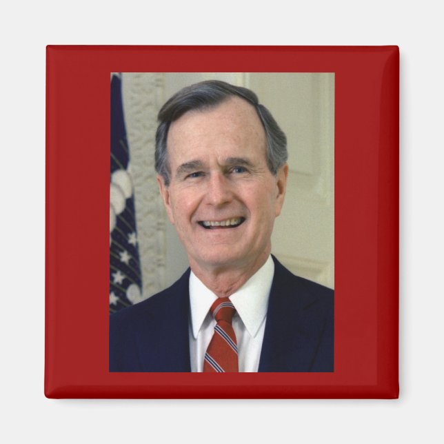 Íman George H. W. Bush 41 (Frente)