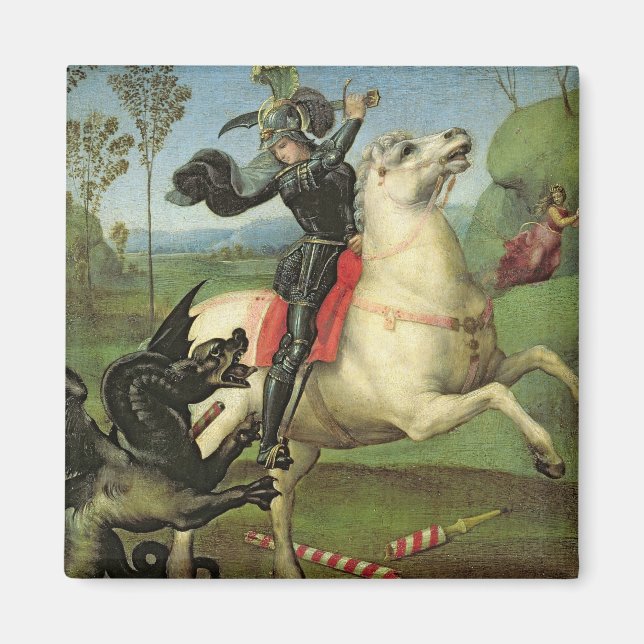 Íman George lutando com o Dragão (Frente)
