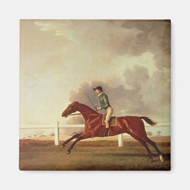 Íman George Stubbs | Bay Malton com John Singleton Up, (Frente)