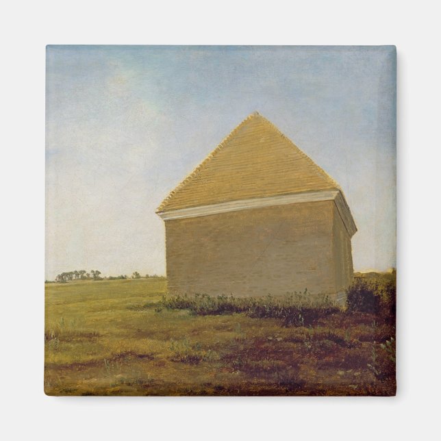 Íman George Stubbs | Terra do novo mercado, com borra (Frente)