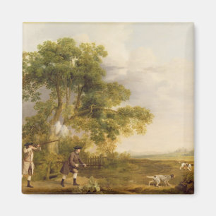Íman George Stubbs tiro de dois cavalheiros (o óleo