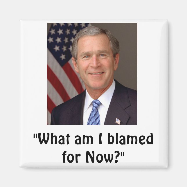 Íman George W. Bush (Frente)