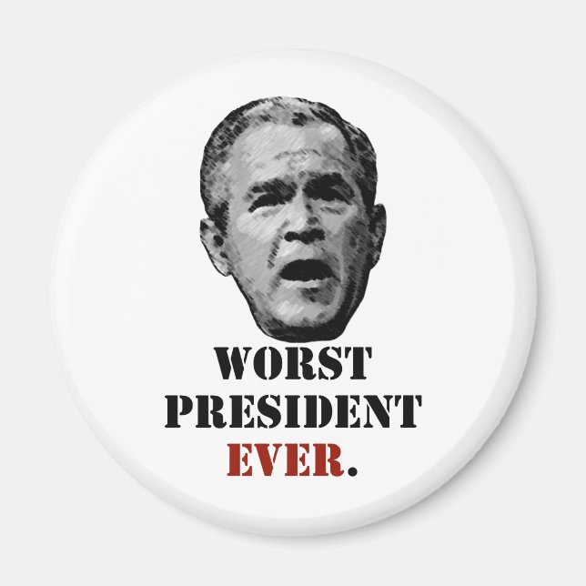 Íman George W. Bush: O pior Presidente NUNCA. (Frente)