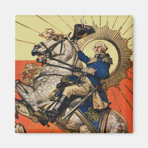 Íman George Washington a cavalo