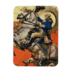 Íman George Washington a cavalo