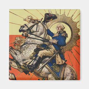 Íman George Washington a cavalo