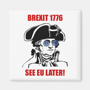 Íman George Washington Brexit 1776 Bandeiras da UE