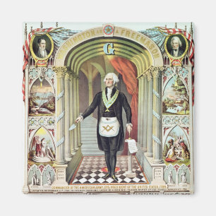 Íman George Washington como um Freemason