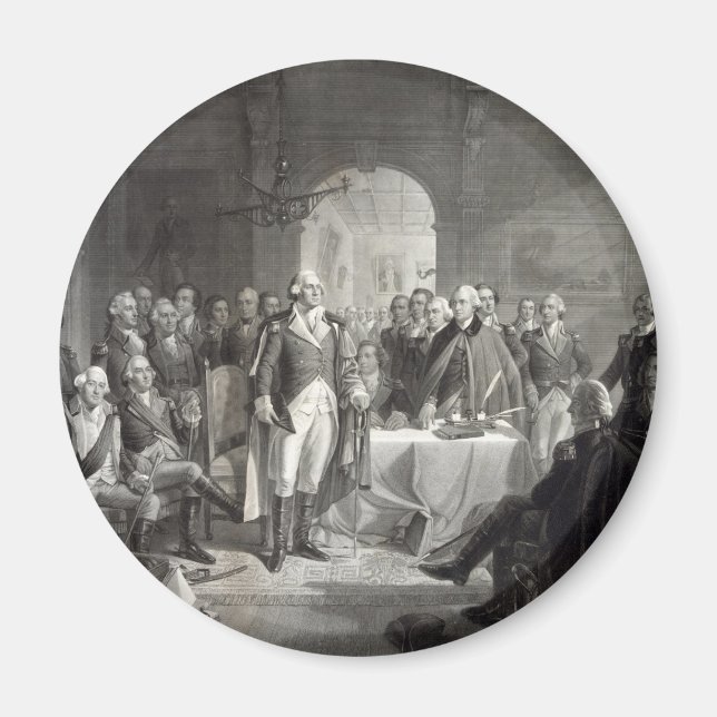Íman George Washington e o ímã dos seus Generais (Frente)