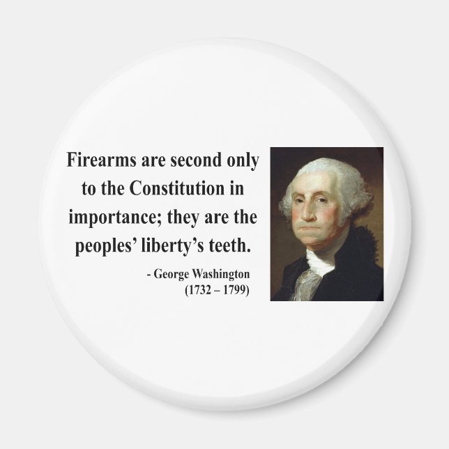 Íman George Washington Quote 6b (Frente)