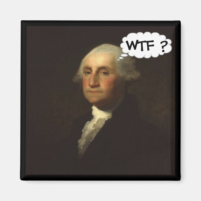 Íman George Washington tecendo em seu túmulo (Frente)